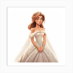 Princess Cinderella Art Print