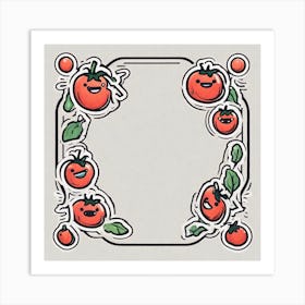 Frame Of Tomatoes 22 Art Print