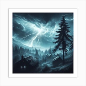 Dark Forest Art Print