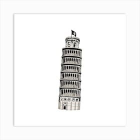 Leaning Tower Of Pisa Art Print