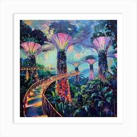 Gardens By The Bay 2 Art Print