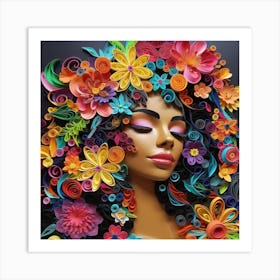 Quilling Art 2 Art Print