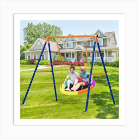 Children'S Swing Set Art Print