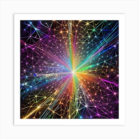 Abstract Space Background 8 Art Print