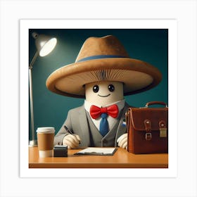 Man In A Hat Art Print