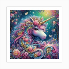 Unicorn 5 Art Print