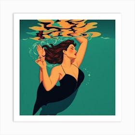 Mermaid 8 Art Print