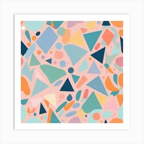 Abstract Geometric Pattern 44 Art Print