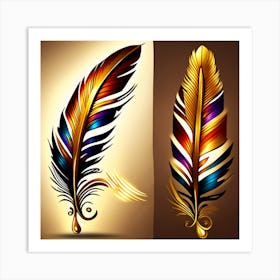 Fantasy Art: Phoenix Feather Art Print