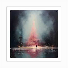 Luminous Dreamscape: Kemp's Festive Fir Art Print