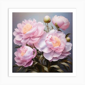 Peonies 17 Art Print