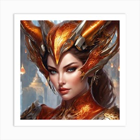 Elven Beauty 1 Art Print