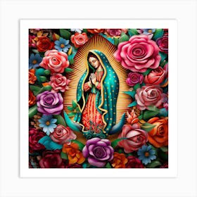 Virgin Of Guadalupe 9 Art Print