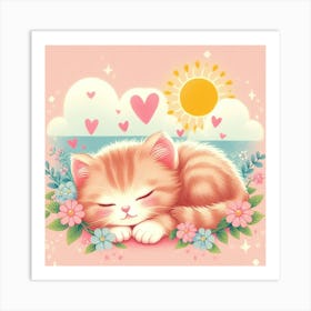 Cute Kitten 1 Art Print