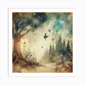 Fairy Forest 7 Art Print