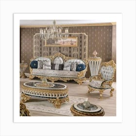 Living Room Furniture Art Print