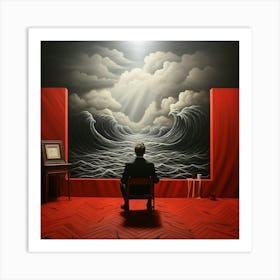 Man In A Room Art Print