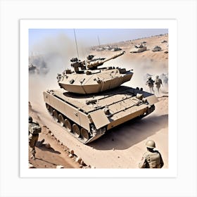 M1a2 Tank 1 Art Print