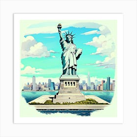 Statue Of Liberty 4 Art Print