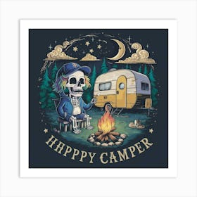 Happy Camper Art Print