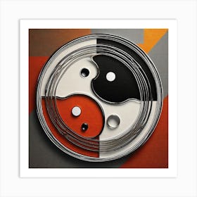 Yin Yang 66 Art Print