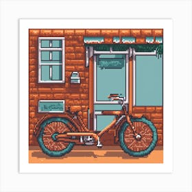 Pixel Art 34 Art Print