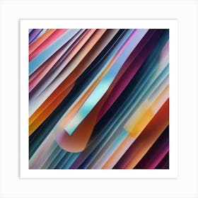 Abstract Paper Art Art Print