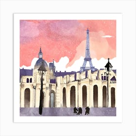 Paris Canvas Print 1 Art Print