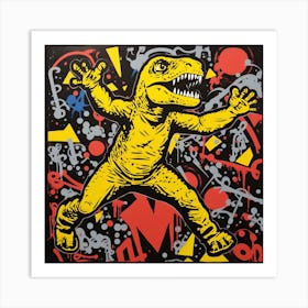 T-Rex 2 Art Print