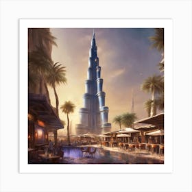 Burj Khalifa Art Print