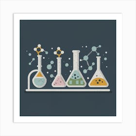 Chemistry Lab Elegance Print Artbring Sophistic Art Print