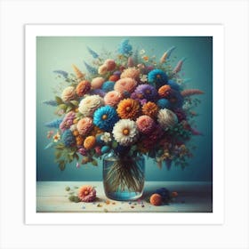 Flowers In A Vase Art Print