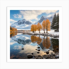 Autumn In The Mountains 1 Art Print