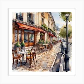 Paris Cafe 4 Art Print