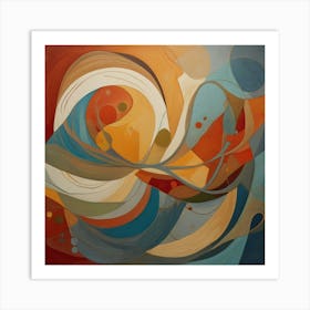 Abstract Painting 1064 Art Print