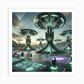 Advanced Communication Arrays Art Print