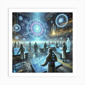 A Depiction Of Rift Engineers, A Division Of The M Art Print