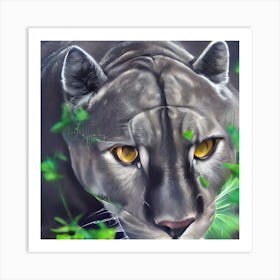 Panther Feline Art Print