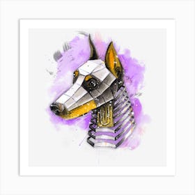 Robot Dog Art Print