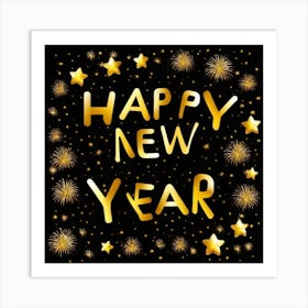 Happy New Year 136 Art Print