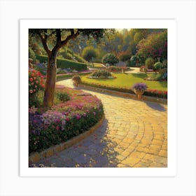 Garden Path Art Print