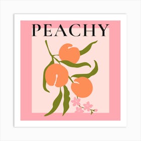 Peach Art Print