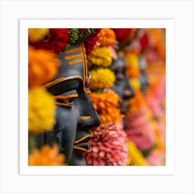 Hindu Buddha Art Print