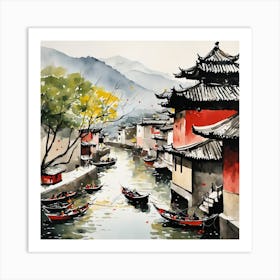 Chinese Painting (12) Art Print