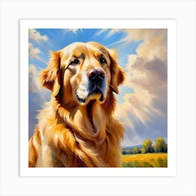 Golden Retriever 2 Art Print