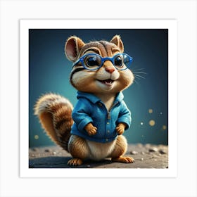 Alvin And The Chipmunks 41 Art Print