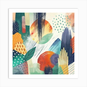 Abstract Painting 211 Art Print