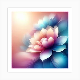 Lotus Flower 4 Art Print