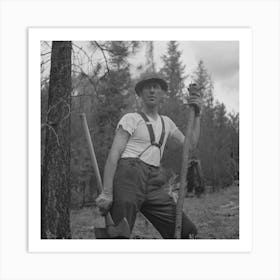 Grant County, Oregon, Malheur National Forest, Lumberjack By Russell Lee 2 Art Print