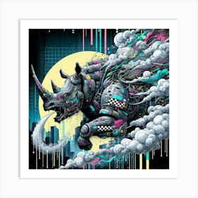 Rhinoceros Art Print